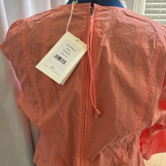 Ulla Johnson SS24 Lorna Blouse in PEONY - Picture 3 of 4